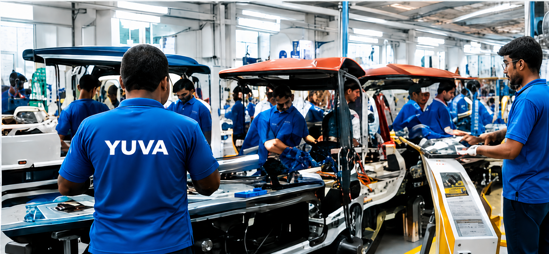 Finished YUVA vehicles